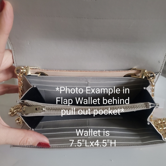 Leather Wallet insert with chain - Picture 6 of 10